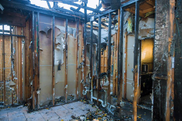 Professional Fire Damage Repair technician working in Flowood, MS